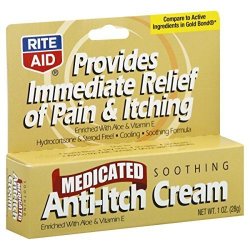 Rite Aid Anti-itch Cream Medicated Soothing 1 Oz 28 G