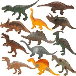 large plastic dinosaurs