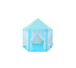 Princess Or Prince Castle Portable Play Tent With Net For Kids - Blue
