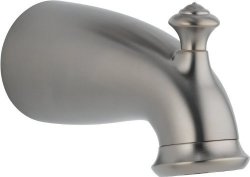 Chrome Tub Spout Delta Faucet RP83677 Delta Faucet Lahara Pull-Up Diverter- Slip On