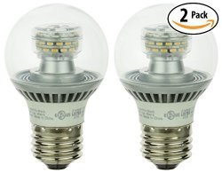 Tcp 3 Watt Equal To 15W Dimmable LED Bulbs 2 Pack Backed By A 3-YEAR Ltd Warranty. Clear Globes Emit Warm Light & Save