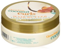 Ogx Quenching Plus Coconut Curls Curling Hair Butter 6.6 Fluid Ounce