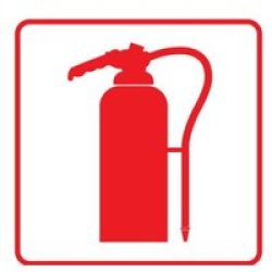 Abs Sign - Fire Extinguisher 190 X 190MM