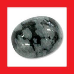 Snowflake Obsidian - Oval Cabochon - 1.63CTS