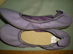 Pick 'n Pay Purple Curl Up Flats Size 6