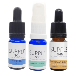 25% Tca Peel + Neutralizer & Skin Revamp And Glow Serum Full Peel Kit