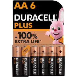 Duracell Plus Aa Batteries 6 Pack