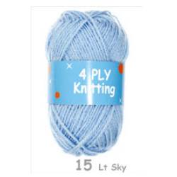LT 15 Sky chunky Knitting Wool 100g