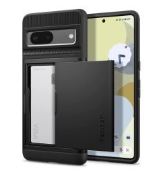Spigen Google Pixel 7 Premium Slim Armor Card Case Black