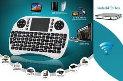 Wireless Qwerty Keyboard + Mouse Pad - Game Controller Wireless Dongle