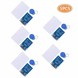 D-flife 5PCS Rfid Kit Mifare RC522 Rfid Reader Module With S50 White Card And Key Ring For Arduino Raspberry Pi