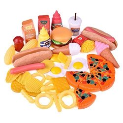 plastic food for childrens kitchen
