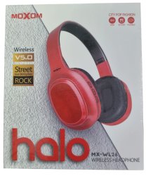 Headphones Wirelessmoxom Red MX-WL26 Halo