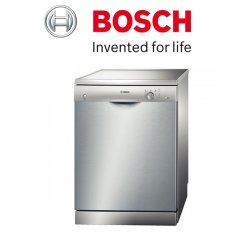 Bosch SMS40E18ZA 12 Place Dishwasher in Silver Inox