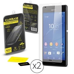 Casebase Premium Tempered Glass Screen Protector Twin Pack For Sony Xperia Z3