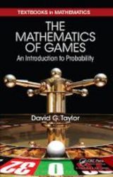 The Mathematics Of Games - An Introduction To Probability Hardcover