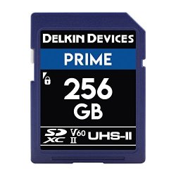 Delkin Devices 256GB Prime Sdxc Uhs-ii U3 V60 Memory Card