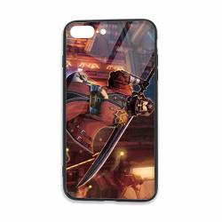 Angela R Mathews Final Fantasy X-auron Cute Anime Phone Case For Apple Iphone 8 Plus And Iphone 7 Plus Tpu Glass Phone Case