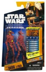 Battle Droid Two-pack Red 2010 Blue Card SL20 - Cw Membership By Hasbro