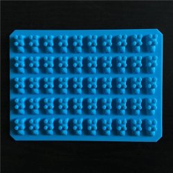 Harko 50 Cavity Silicone Gummy Bear Mold - Sky Blue