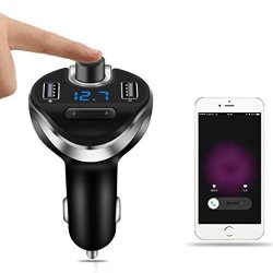 Starlit Car MP3 Player Dual Port USB Car Charger MINI Bluetooth Hands-free Phone Calling