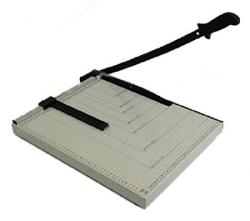 Paper Cutter Guillotine Style 10" Cut Length X 10" Inch Metal Base Trimmer