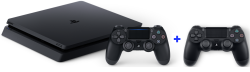Sony PlayStation 4 Slim 1TB Game Console with Extra DualShock 4 Controller