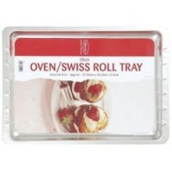 Metalix 380mm Oven Swiss Roll Baking Tray