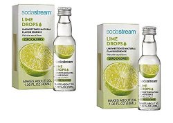 Sodastream Fruit Drops Lime Flavor 1.36 Fl Oz Pack Of 2