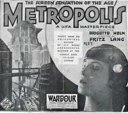 Pop Culture Graphics Metropolis Poster Movie 1926 UK Style B 11 X 17 Inches - 28CM X 44CM Brigitte Helm Alfred Abel Gustav Froehlich Rudolf Klein-rogge Fritz Rasp Heinrich George Theodore Loos
