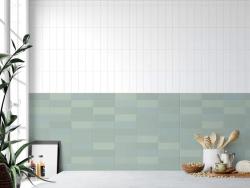 Wall Tile Ceramic Chalky Aqua