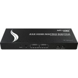 Mt Viki 4-IN-2 Out HDMI Matrix Switch With Ir