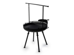 Cowboy 30 Fire Pit Grill With Adjustable Legs