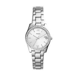 Fossil Scarlette MINI Three-hand Date Stainless Steel Women's Watch ES4317