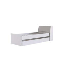 Double Bed -white