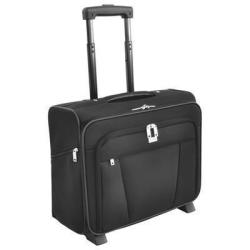 BUSBY Union Nylon Business Laptop Bag With Wheels Black
