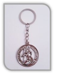 St Christopher Protect Us - Key Ring