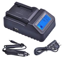 Lcd Quick Battery Charger For Panasonic AG-HPX170 AG-HPX171 AG-HPX172 AG-HPX173 AG-HPX174 AG-HPX250 AG-HPX255 P2 HD Camcorder