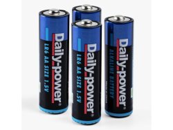 Alkaline Aa Batteries 4 Pack