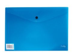 A4 Document Envelope With Button - Blue Pack Of 12