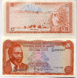 Do Not Pay - Kenya 5 Shilling 1978 Unc P-15