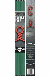 4 Pack Twist Cable Ties - 17" 43CM Heavy Duty Reusable Foam Coated Wire For Storage Management Without Velcro Zip Tie Straps Shelving Mount