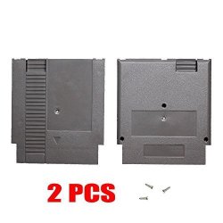 Childhood 2PCS Gray Nes Cartridge Case Shell For Nintendo Nes Games Cartridge With 3 Screws