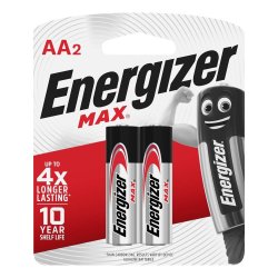 Energizer Batteries Max E91 2-AA