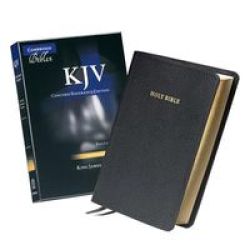 Kjv Concord Reference Bible Black Calf Split Leather KJ564:XR Leather Fine Binding
