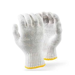 Gloves Cotton White Bleached 10GG 650G