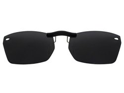 Custom Fit Polarized Clip-on Sunglasses For Ray-ban RB5255 51X16 Black