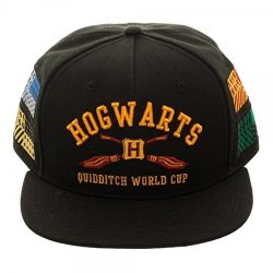 Harry Potter Official Hogwarts Quidditch World Cup Patches Snapback Hat Cap