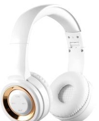 Volkano Lunar Series Bluetooth Headphones - White gold