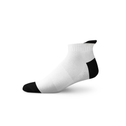 Classic Tab White Socks - Medium